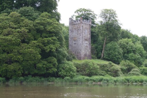 26 strancally tower just downstream of new strancally castle Strancally Castle