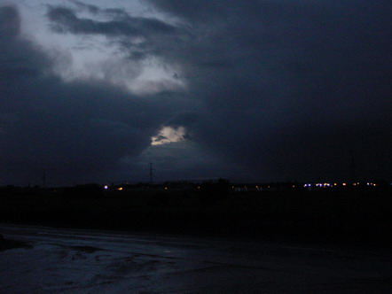 ... or the looming power and intensity of the clouds.