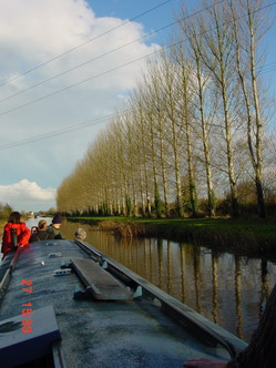 ... or between the sky and some land-based feature ...