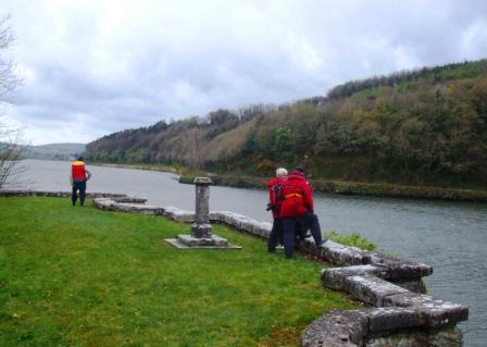 W View of Blackwater from above Boathouse DSCF0910 Looking down from above the boathouse
