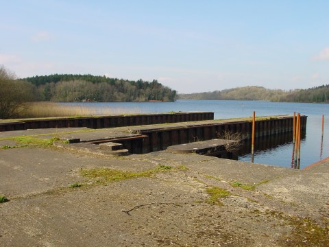 24-03-2007-flying-boat-dock-castle-archdale-07 Looking from the flying-boat dock at Castle Archdale. The slipway was further to the left