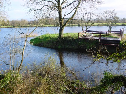 The junction of the Plassey–Errina Canal with the Shannon below O'Briensbridge