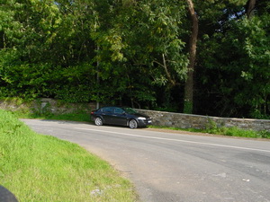 ... and here's the turning to the hotel