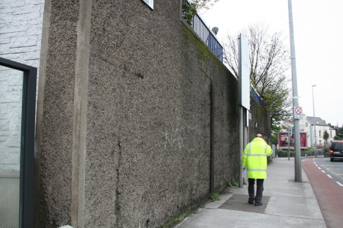 Street-level view of western abutment (from south)