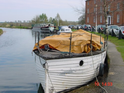 boats-at-robertstown-03_resize Unidentified wooden boat at Robertstown on the Grand Canal