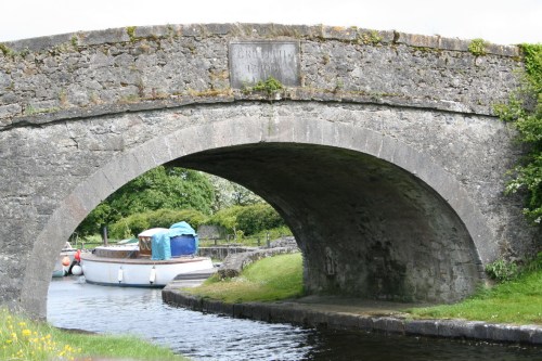 Christine_resize Christine through the bridge at Shannon Harbour
