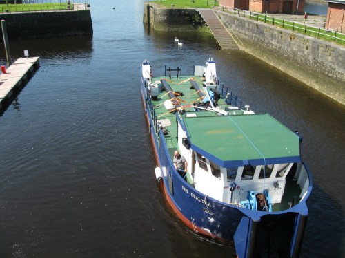 Inis Cealtra Arrives 003 (courtesy WI)_resize The pusher bow