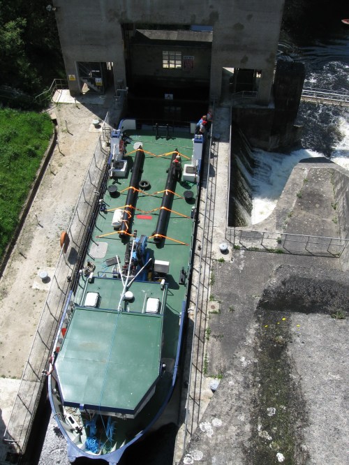 Inis Cealtra Arrives 011_resize Inis Cealtra in Ardnacrusha lock