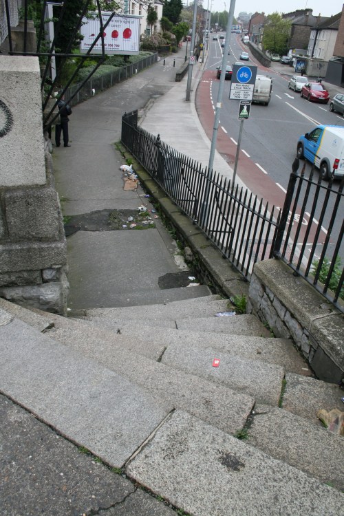 Pedestrian access to the Broadstone from Phibsborough