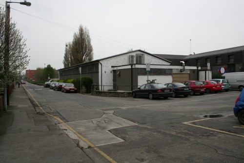 The white building from the car-park