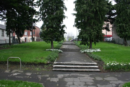 Looking south from the Library