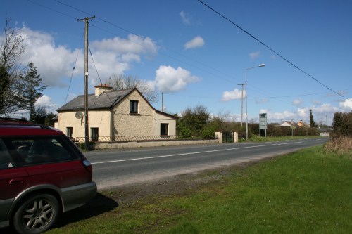 Looking north-west from the open space at Moscow