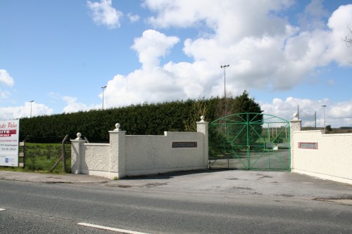 Looking south-west: the GAA grounds