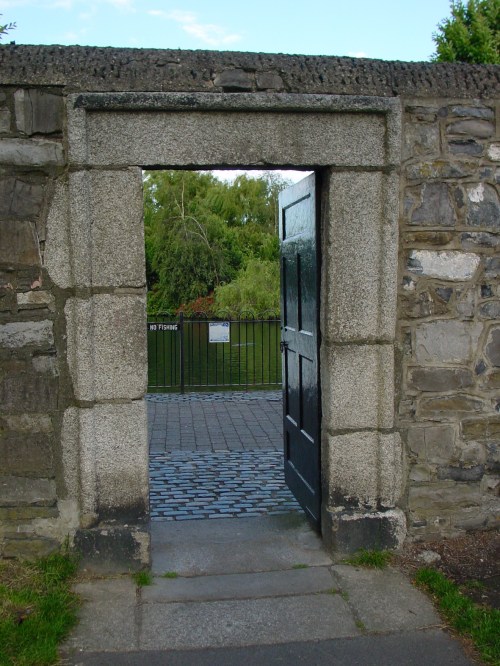The entrance to the Blessington Street Basin
