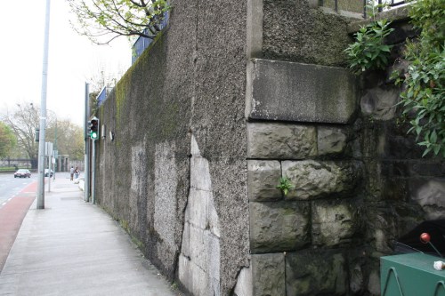 Stone beneath the pebbledash