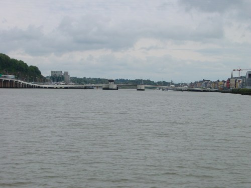 Approaching Rice Bridge 01_resize Rice Bridge (which has an opening span) is currently the only road bridge in or near Waterford