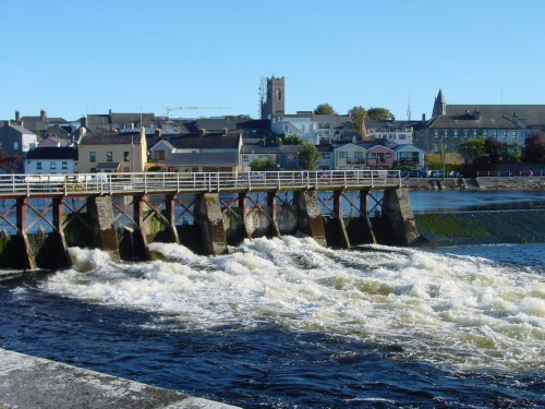 The sluices at Athlone Lock