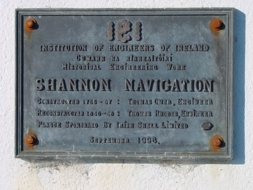 Plaque at Athlone Lock