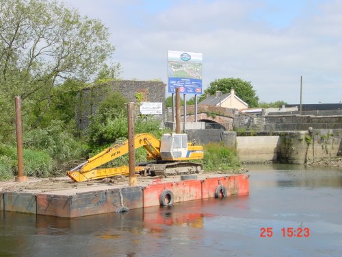 Dredger on the Abbey River