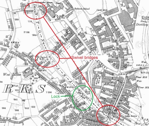 Newcastle Road Bridge to Lr Dominick Street Bridge