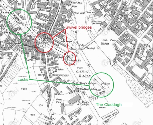 From Parkavera Lock to the sea lock