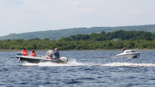 Holy Island ferry Holy Island ferry (on the left)