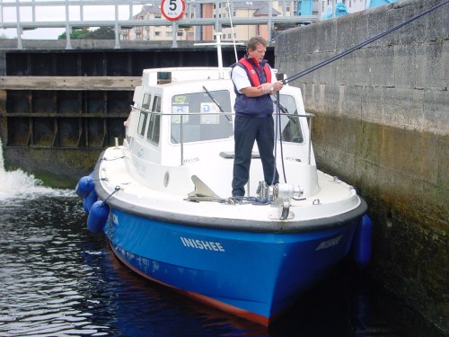 The Inspector's launch 3