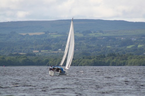 Salgazer heading west on Lough Derg
