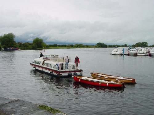 Towing Shannon One-Designs through Banagher