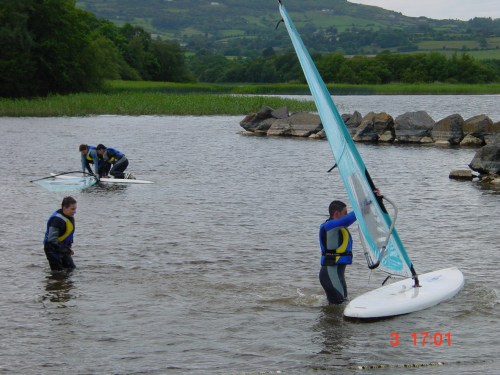 ULAC has a shallow area, ideal for learning windsurfing