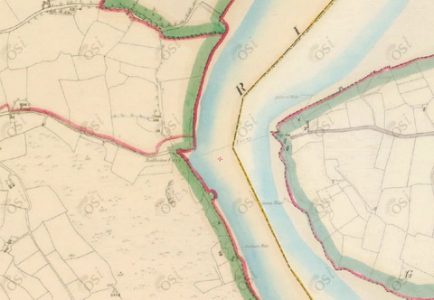 Ballinlaw ferry (OSI ~1840)