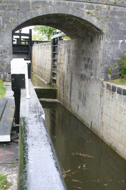 Looking from the lower gates towards the middle gates
