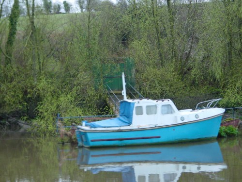 boat up barrow_resize 1947 Boat moored on the west bank