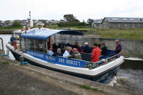 Dolphin Discovery II leaves the lock