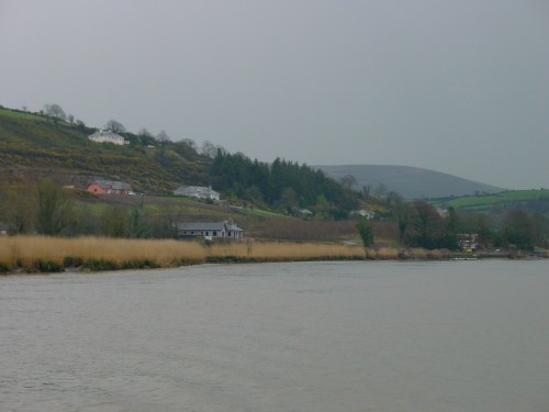 houses one astern shore below new ross_resize 1900 Houses on the east bank below New Ross