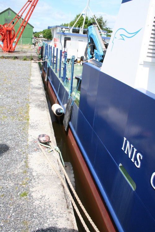 Inis Cealtra at Portumna 7_resize Looking forward along the port side