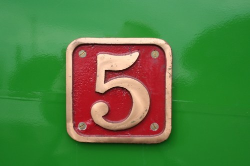 Number_resize The engine number