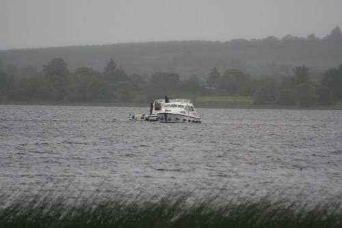 04 Lining up the second cruiser_resize You can just see the second cruiser behind the first, presumably attaching ropes