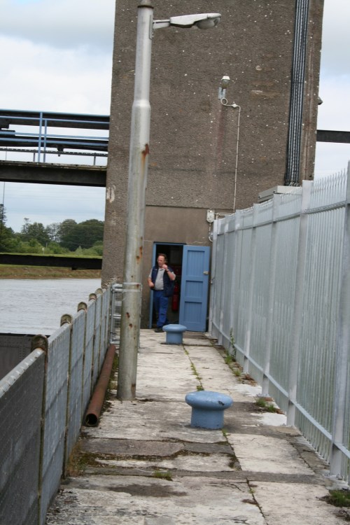 Land-side bank of upper chamber (2007)
