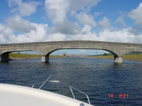 The power station seen through Blackwater Bridge