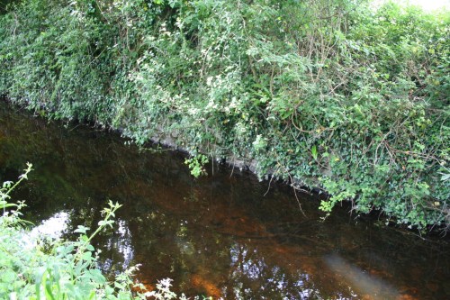 96 Quite a long wall_resize Stonework along the long-distance outlet immediately below the bridge 4