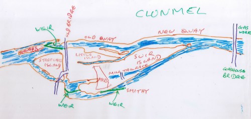 Clonmel sketchmap