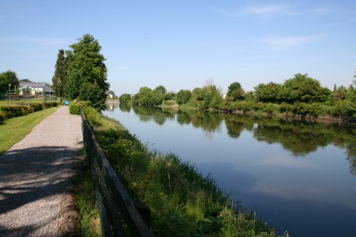Looking upstream from Hotel Minella