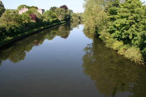 Looking upstream from Workhouse Bridge