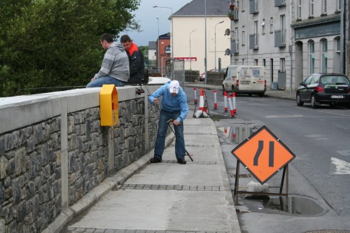 Looking in the opposite direction from the downstream end (2009)