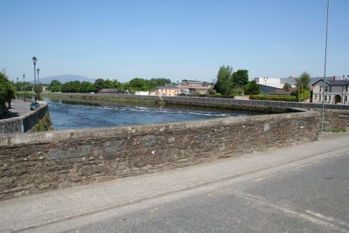 Looking towards the gasworks from the south end of the bridge (2009)