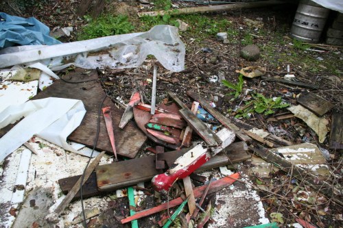 Wooden boat detritus at Lowtown_resize Detritus
