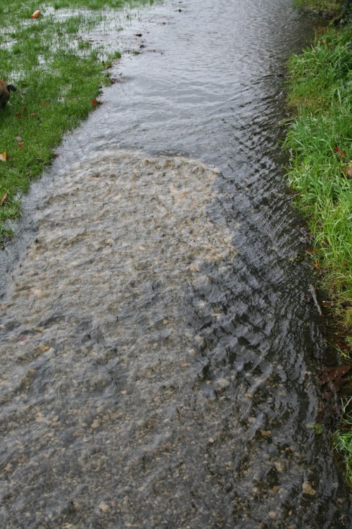 Path stream removing surface Castleconnell floods 20091127 22_resize