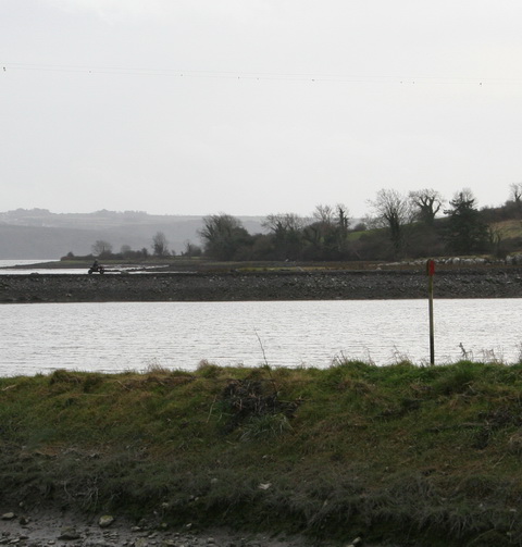 Quad bike crossing causeway from Inishcorker_resize