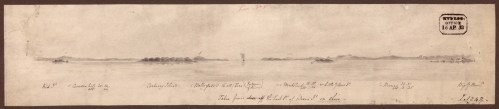 Lough Ree 1837 Coosan to Big Yellow Island